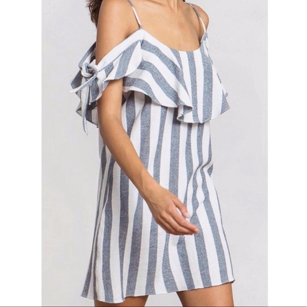 Misa Los Angeles Revolve Striped Nicolette Dress